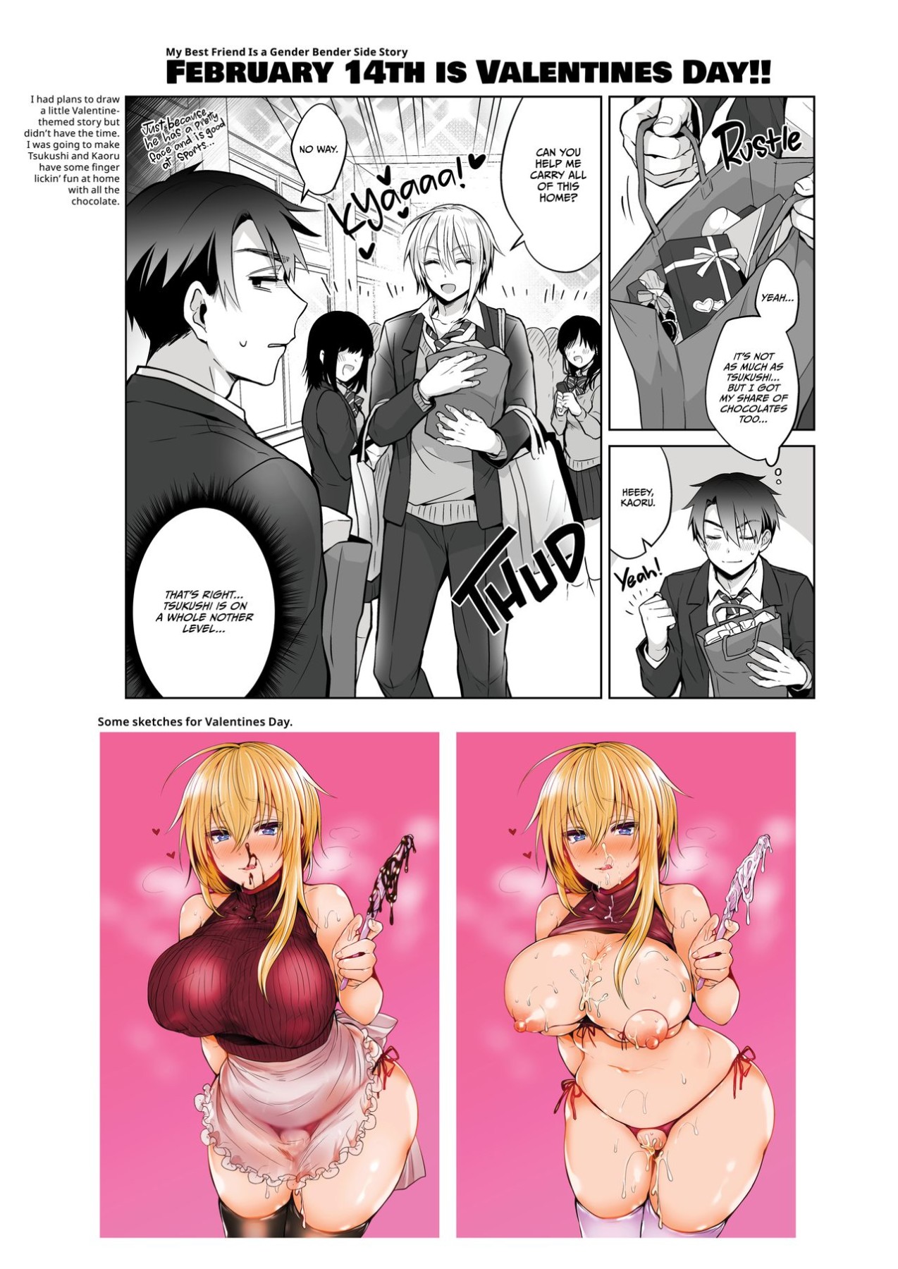 Hentai Manga Comic-My Best Friend is a Gender Bender 1.5-Read-32